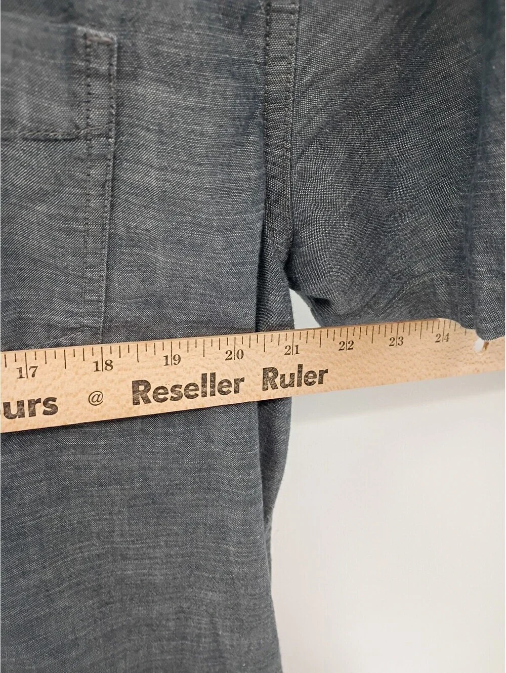 Levi's Shirt Mens XL Gray Lightweight Casual Cowboy Button Up Cotton Outdoor